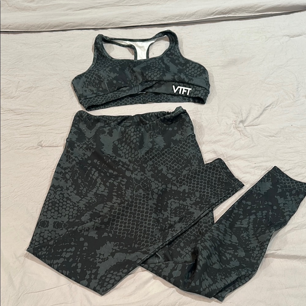 Women's Black Activewear Set